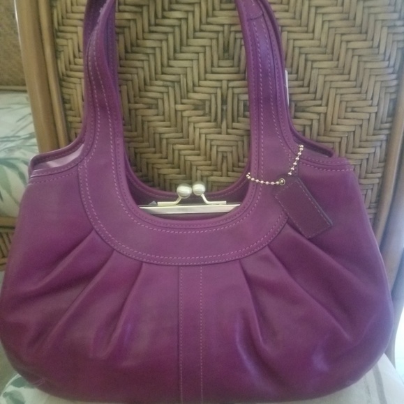 Coach Handbags - Host Pick! Coach Leather Ergo Pleated Satchel Bag